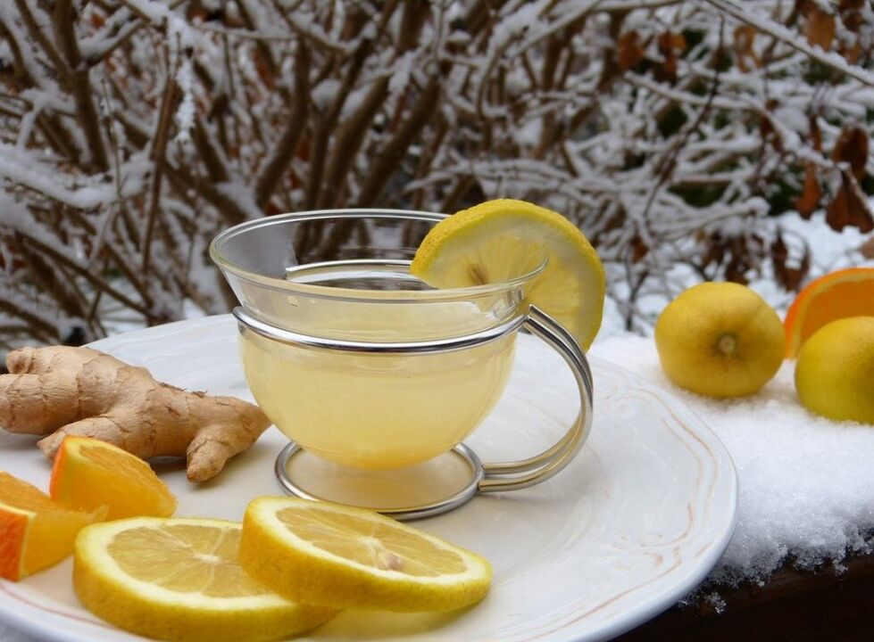 gyömbér alapú citromos tea a hatékonyság érdekében